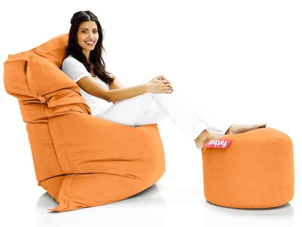 Fatboy Point Stonewashed Sitzkissen für Indoor | Bezug: wasser- und schmutzabweisend fatboy-point-stonewashed-sitzhocker