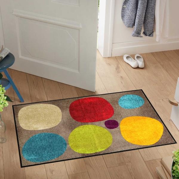 Salonlöwe Broken Dots Colourful | Fußmatte | bei 40° waschbar | Design: Salonlöwe salonloewe-broken-dots-colourful-fussmatte