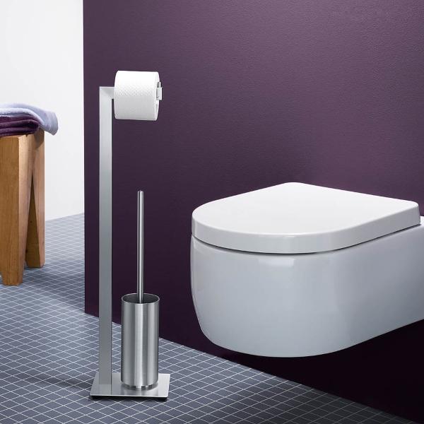 Zack LINEA Toilettenbutler aus Edelstahl | poliert oder gebürstet zack-linea-toilettenbutler-edelstahl