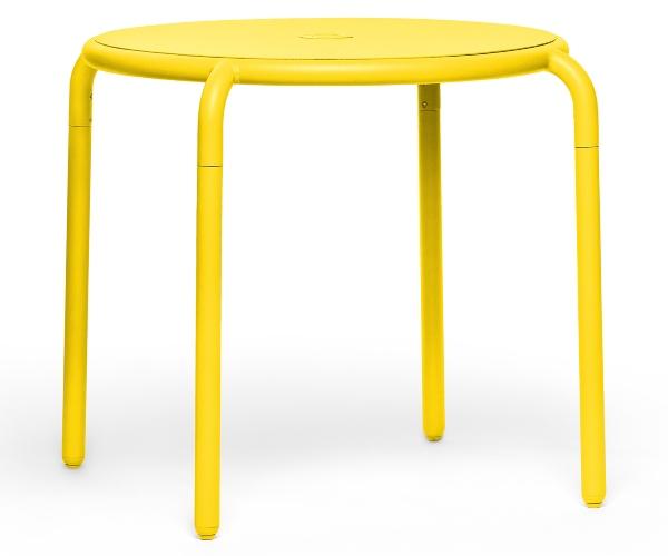 Fatboy - Toni Bistreau Tisch | lemon | für 2-4 Personen | Loch für Sonnenschrim (41 mm) Fatboy Toni Bistreau lemon