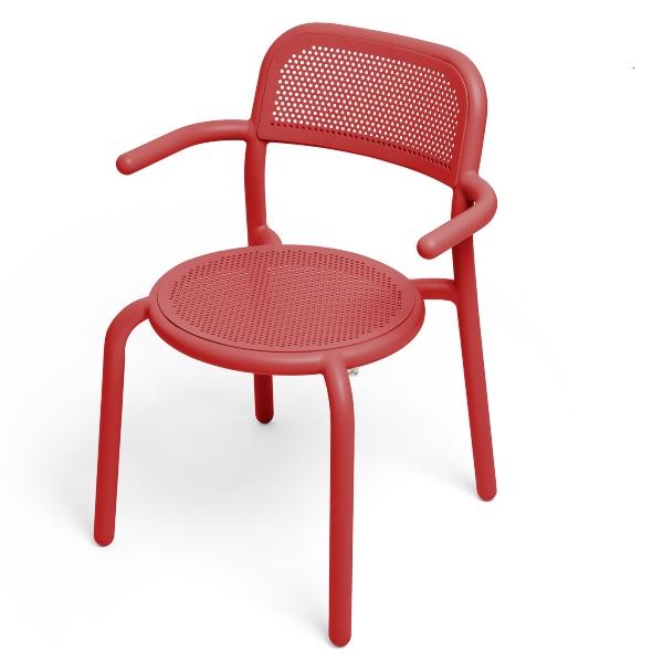 Fatboy - Toni Sessel | industrial red | Material: Aluminium / PVC | stapelbar (bis zu 4 Stück) Fatboy Toni Sessel industrial red
