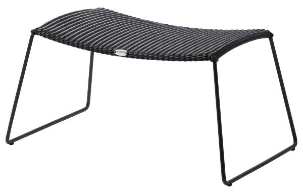Cane-line Breeze Outdoor Hocker | Ergänzung zum Highbacksessel | Polyethylen-Sitz cane-line-breeze-outdoor-hocker