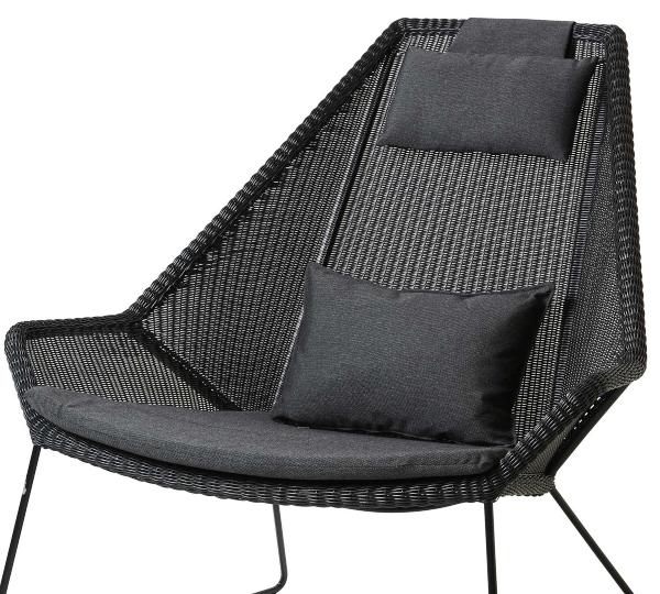Cane-line Kissensatz für Breeze Highbacksessel | Sesselkissen | Design: Strand + Hvass cane-line-kissensatz-fuer-breeze-highbacksessel