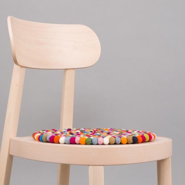 myfelt – Sitzauflage Filz rund | aus Neuseeländischer Schurwolle | Design: myfelt myfelt-sitzauflage-filz