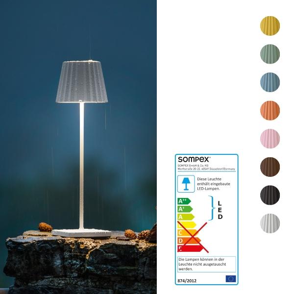 Sompex - Troll 2.0 LED Outdoor-Tischleuchte | Akkulaufzeit: 24 Stunden sompex-troll-2-led