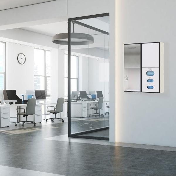 hygn.me – Hygienestation 2.W | Wandmontage | Design: Sieger Design hygn.me-hygienestation-2.w-wandmontage hygn-me-hygienestationen