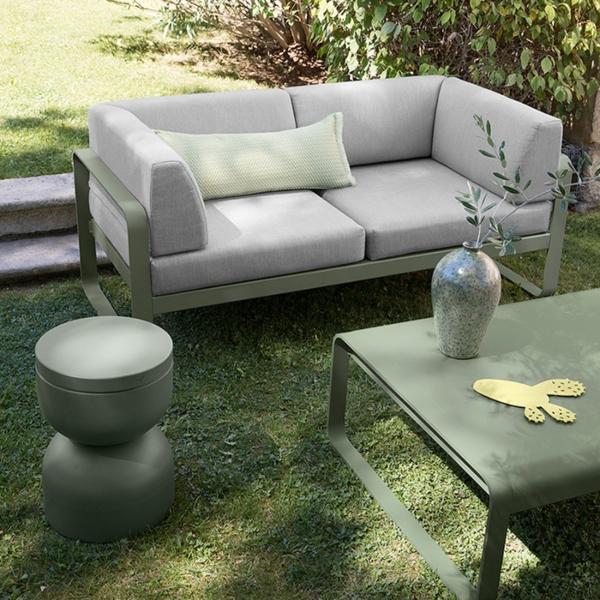 Fermob – Bellevie Club-Sofa 2 Sitzer für Outdoor | Design: Pagnon & Pelhaître fermob-bellevie-club-sofa-2-sitzer
