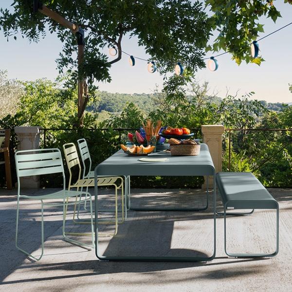 Fermob – Bellevie Gartentisch aus Metall | Design: Pagnon & Pelhaître fermob-bellevie-tisch-196-cm