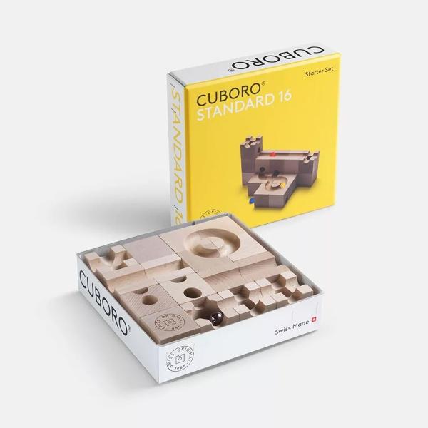 Cuboro – Standard 16 Kugelbahn | Starter Set | Design: Cuboro cuboro-standard-16-kugelbahn-schoene-kinderdeko