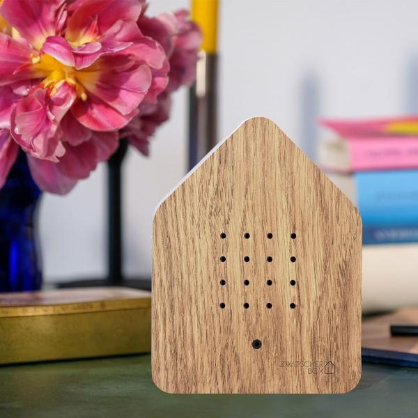 Relaxound – Zwitscherbox Holz | beruhigende Vogelgeräusche | Design: Relaxound relaxound-zwitscherbox-holz