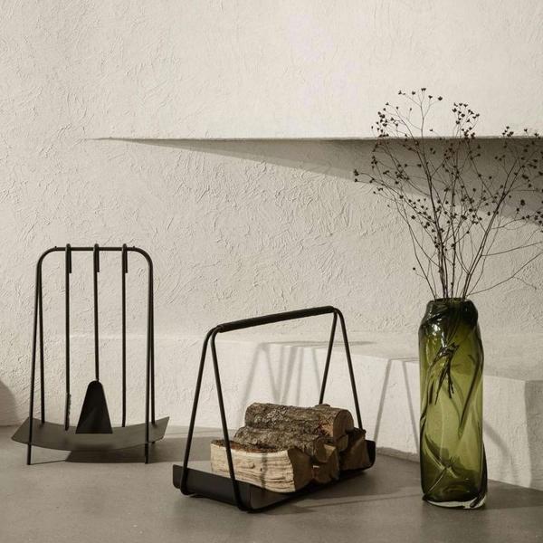 ferm LIVING – Water Swirl Vase groß | mundgeblasene Vase | Design: ferm LIVING ferm LIVING Water Swirl Vase groß ABVERKAUF