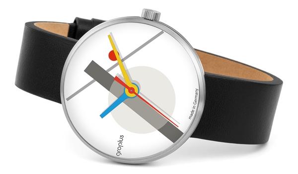 Walter Gropius – HOMMAGE À MOHOLY-NAGY Armbanduhr | die Unisex-Armbanduhr mit modernem Dekor HOMMAGE A MOHOLY-NAGY Armbanduhr