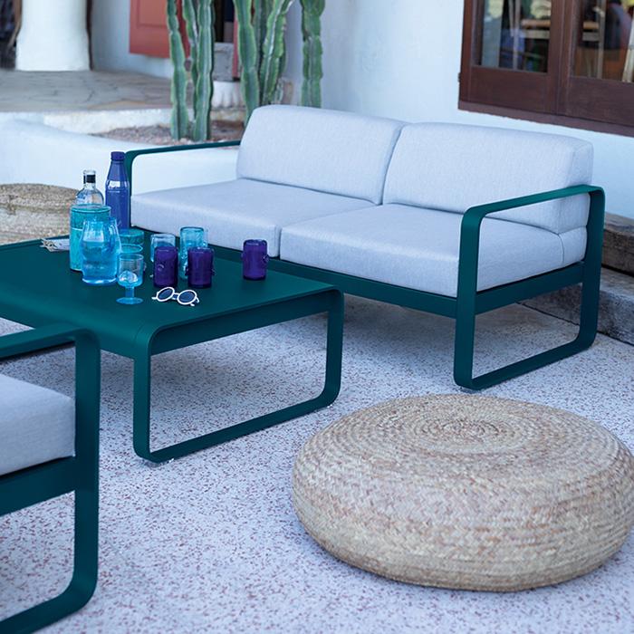 Fermob – Bellevie Lounge Sofa | für Outdoor | Design: Pagnon & Pelhaître fermob-bellevie-loungesofa-2-sitzer