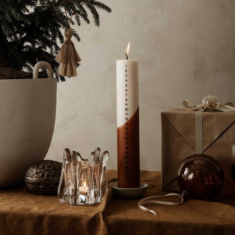 ferm LIVING – Weihnachtskalender Kerze für 24 besondere Momente ferm-living-adventskalender-kerze-weihnachtskollektionen-2021