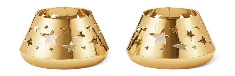Georg Jensen – Teelichthalter Stern | zweiteiliges Set | Design: Sanne Lund Traberg, 2021 georg-jensen-teelichthalter-stern