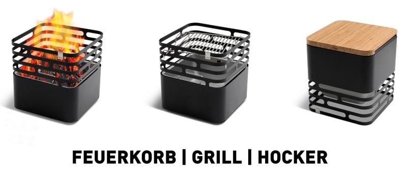 höfats CUBE Feuerstelle | Feuerkorb & Hocker hoefats-cube-feuerkorb-terrasse-im-winter-nutzen
