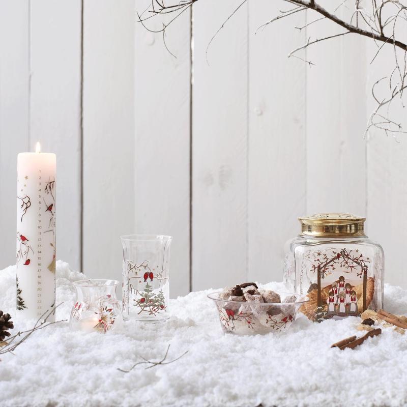 Holmegaard – Christmas Weihnachts-Gebäckglas | mit weihnachtlichen Illustrationen holmegaard-christmas-weihnachts-gebaeckglas