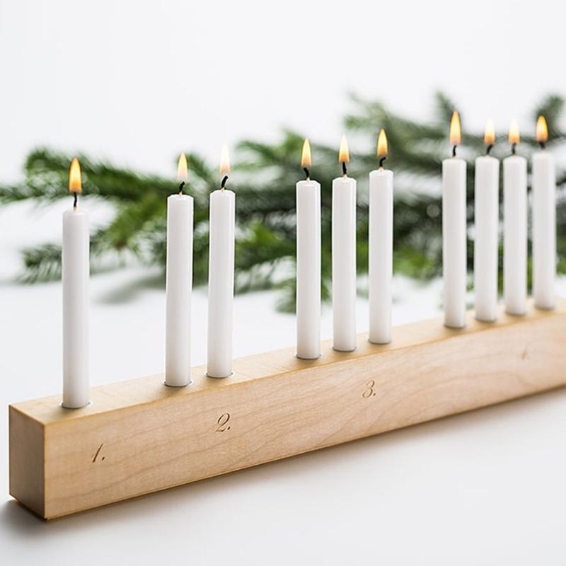 Adventsleuchter Countdown von side-by-side | Design: DING3000 side-by-side-adventsleuchter-countdown