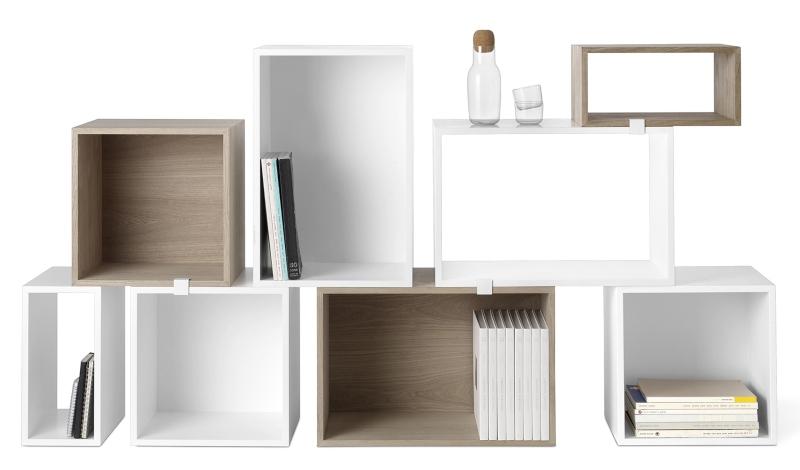 Muuto Stacked Regalsystem 2.0 | inkl. 2 passende Clips | Design: Julien De Smedt muuto-stacked-regalsystem-2-0