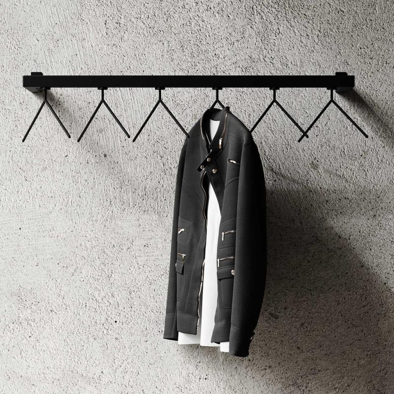 NICHBA – Hangsys Flurgarderobe | puristisch | Design: Nichlas B. Andersen nichba-hangsys-wandgarderobe minimalistische-garderobe-zusammenstellen