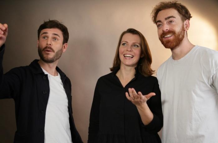 Das Gründerteam von Saatgutkonfetti Gruenderteam_Katja_Philip_Chris