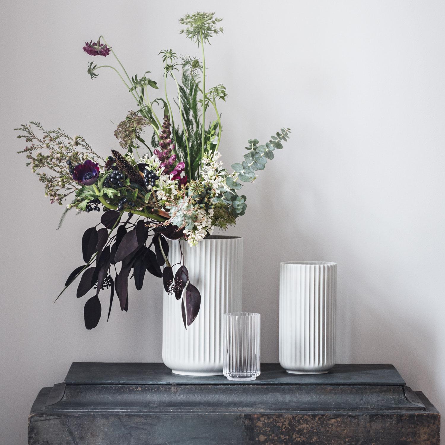 Lyngby Porcelæn Glas-Vase | Weiterentwicklung der Porzellan-Ikone | Design: Lyngby Porcelæn lyngby-porzellan-glasvase