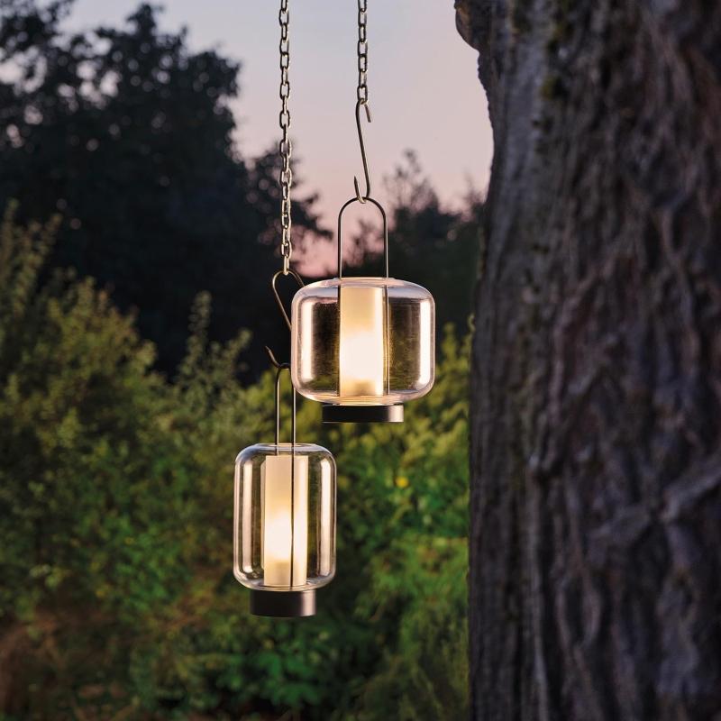 Philippi – Lucia LED Windlicht | Batteriebetriebene LED Leuchte | Design: Philippi philippi-lucia-laterne-mit-led Design-Gartenlampen