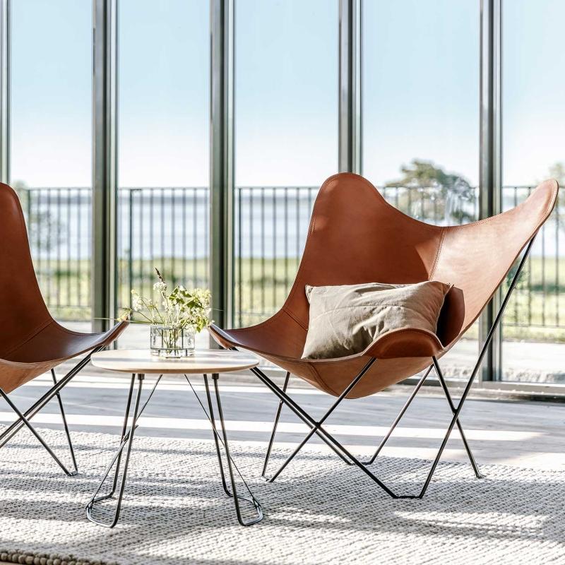 Cuero – Butterfly Sessel Pampa Mariposa | Design-Klassiker | Design: Antonio Bonet / Juan Kurchan cuero-pampa-mariposa-butterfly-chair