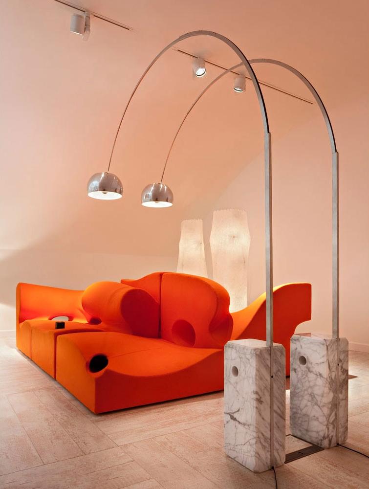 Flos Arco | Bogenleuchte / Stehleuchte | Design: Achille and Pier Giacomo Castiglioni, 1962 flos-arco-bogenleuchte
