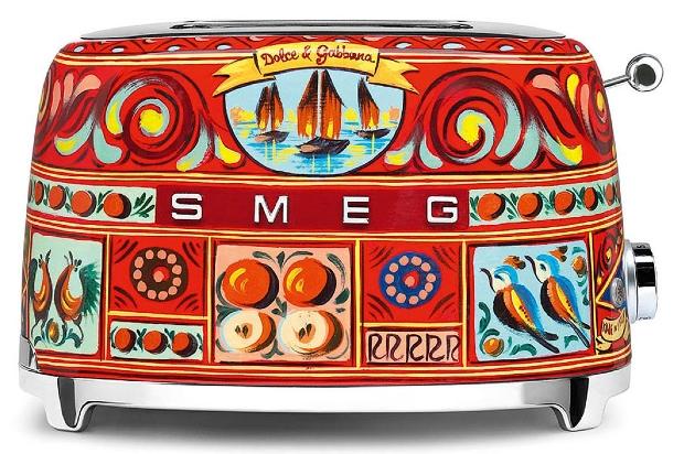 SMEG Toaster Dolce & Gabbana Stil, 2 Scheiben TSF01 SMEG Toaster Dolce & Gabbana Stil, 2 Scheiben TSF01