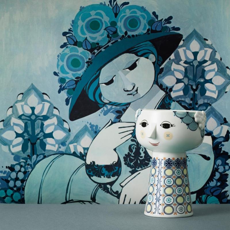Bjoern Wiinblad – Eva | die extravagante Blumenvase mit Gesicht | Design: Bjørn Wiinblad bjoern-wiinblad-eva-blumenvase-skandinavische-designer