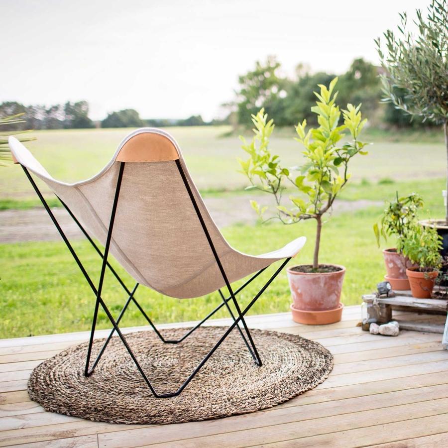 Cuero – Butterfly Sessel Canvas Mariposa | Design-Klassiker | Design: Antonio Bonet / Juan Kurchan cuero-canvas-mariposa-butterfly-chair