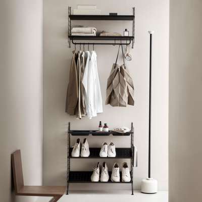 Hereinspaziert! 5 Fresh-up Ideen für den Flur 5 Flur-Idee 3: Regalsystem von String