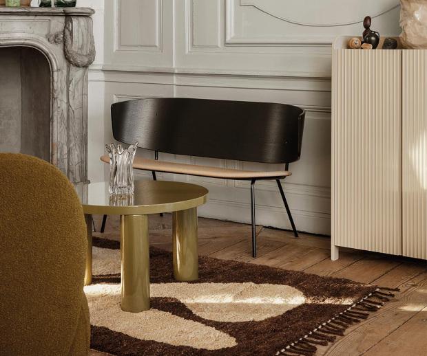 ferm LIVING – Abstract Teppich | Design: ferm LIVING ferm LIVING – Abstract Teppich Wollteppich mit skulpturalem Muster Design: ferm LIVING Umdekorieren