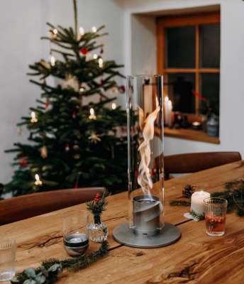 Tischdeko Weihnachten: 5 festliche Lieblinge 2 Tischdeko Weihnachten 2: SPIN Tischfeuer von höfats