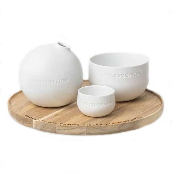 Cafécore Interieur Trend: Nicht nur für Kaffee-Fans! 5 Der Cafécore Interieure Trend ist auch im Kleinen ganz groß wie das Tablett der kleinen Dinge von Räder zeigt.