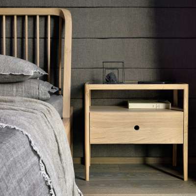 Gästezimmer gestalten: So wird's einladend und gemütlich! 14 Klein und oho: der Spindle Nachttisch von Ethnicraft.