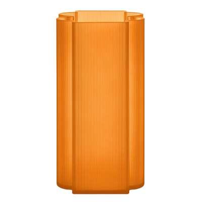Italian Style – Wohnen mit Riviera-Chic 15 Italian Style aus Italien für die Welt: Vase Okra von Kartell in knalligem Orange.