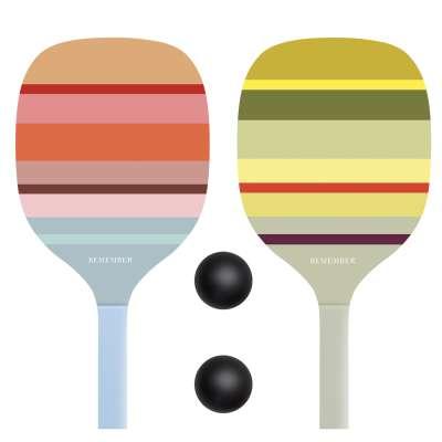 Picknick-Decke & Co: So sind Sie optimal vorbereitet! 15 Mit diesem Beach-Tennis-Set ist Action garantiert: Miami von Remember.
