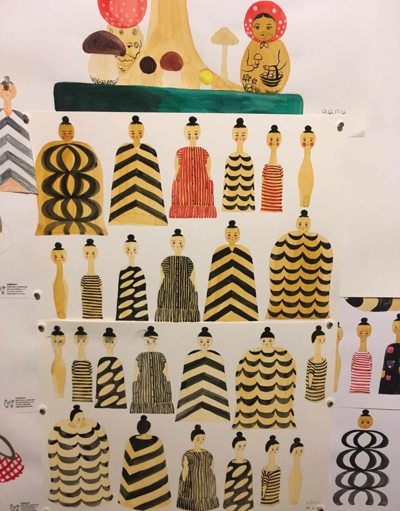 Finnisches Design: natürlich, detailverliebt, alltäglich 13 Hier wird noch von Hand gezeichnet. Song Olin gehören zu den Trendsettern des finnischen Designs.