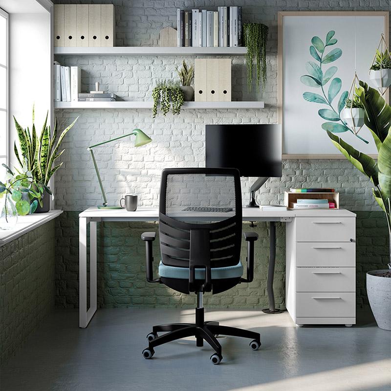 Kleines Arbeitszimmer einrichten: wenig Fläche optimal nutzen 4 Der Pop Square von FREZZA ist einfach edel und macht überall bella figura.