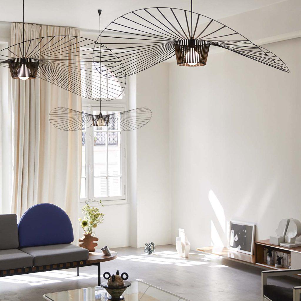 Designer Hängeleuchten: stilvoll erhellende Akzente 12 So ein bisschen erinnert sie an einen übergroßen Sommerhut, die Vertigo von Petite Friture.