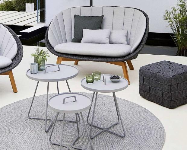 Cane-line – Peacock 2-Sitzer Sofa | Design: Johannes Foersom & Peter Hiort-Lorenzen