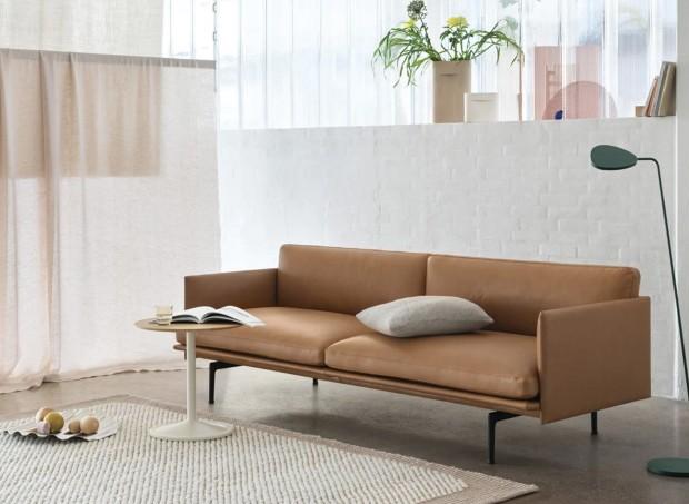 Muuto – Outline Sofa 3-Sitzer Designsofa angelehnt an die 1960er Jahre | Design: Anderssen & Voll 
