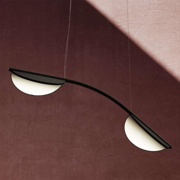 Flos – Almendra Arch S2 Leuchte Pendelleuchte in futuristischem Design | Design: Patricia Urquiola, 2022 Flos – Almendra Arch S2 Leuchte Pendelleuchte in futuristischem Design | Design: Patricia Urquiola, 2022
