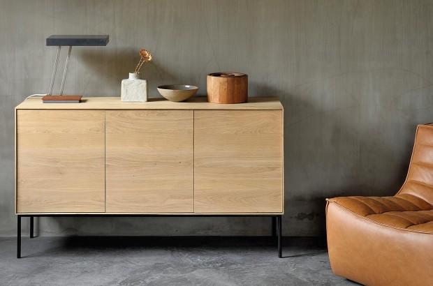 Ethnicraft – Whitebird Sideboard mit Türen und Schubladen | Design: Alain van Havre Ethnicraft – Whitebird Sideboard mit Türen und Schubladen | Design: Alain van Havre