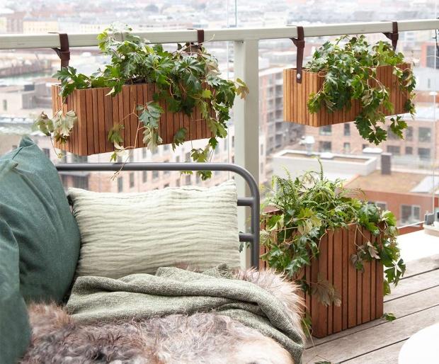 SQUARELY – Grow Pflanzgefäß mit Aufhängen individuell zusammenstellbar SQUARELY – Grow Pflanzgefäß mit Aufhängen individuell zusammenstellbar - Pflanzen als Sichtschutz auf dem Balkon