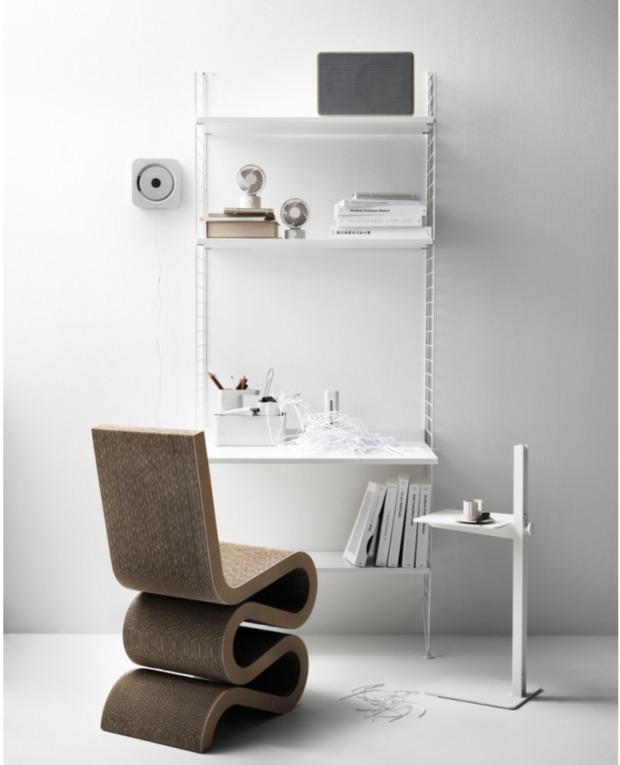 String – Regal mit Schreibtisch Konfiguration W1 | Design: Nisse Strinning String – Regal mit Schreibtisch Konfiguration W1 | Design: Nisse Strinning - Wohntrends 2023