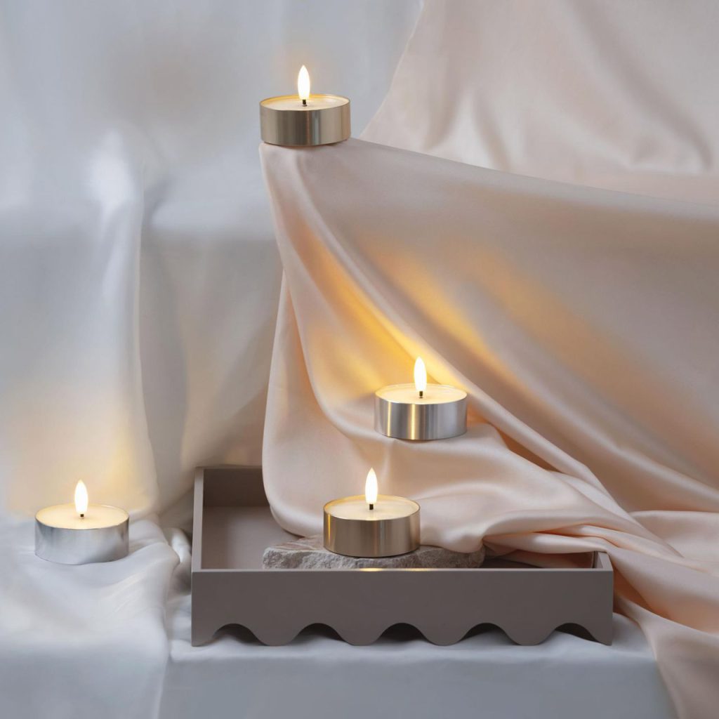 Hygge-Weihnachten 4 Moods & More - LED Maxi-Teelichtkerze