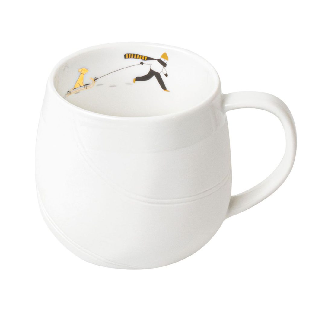 Hygge-Weihnachten 7 Räder Design - Schneetag Tasse